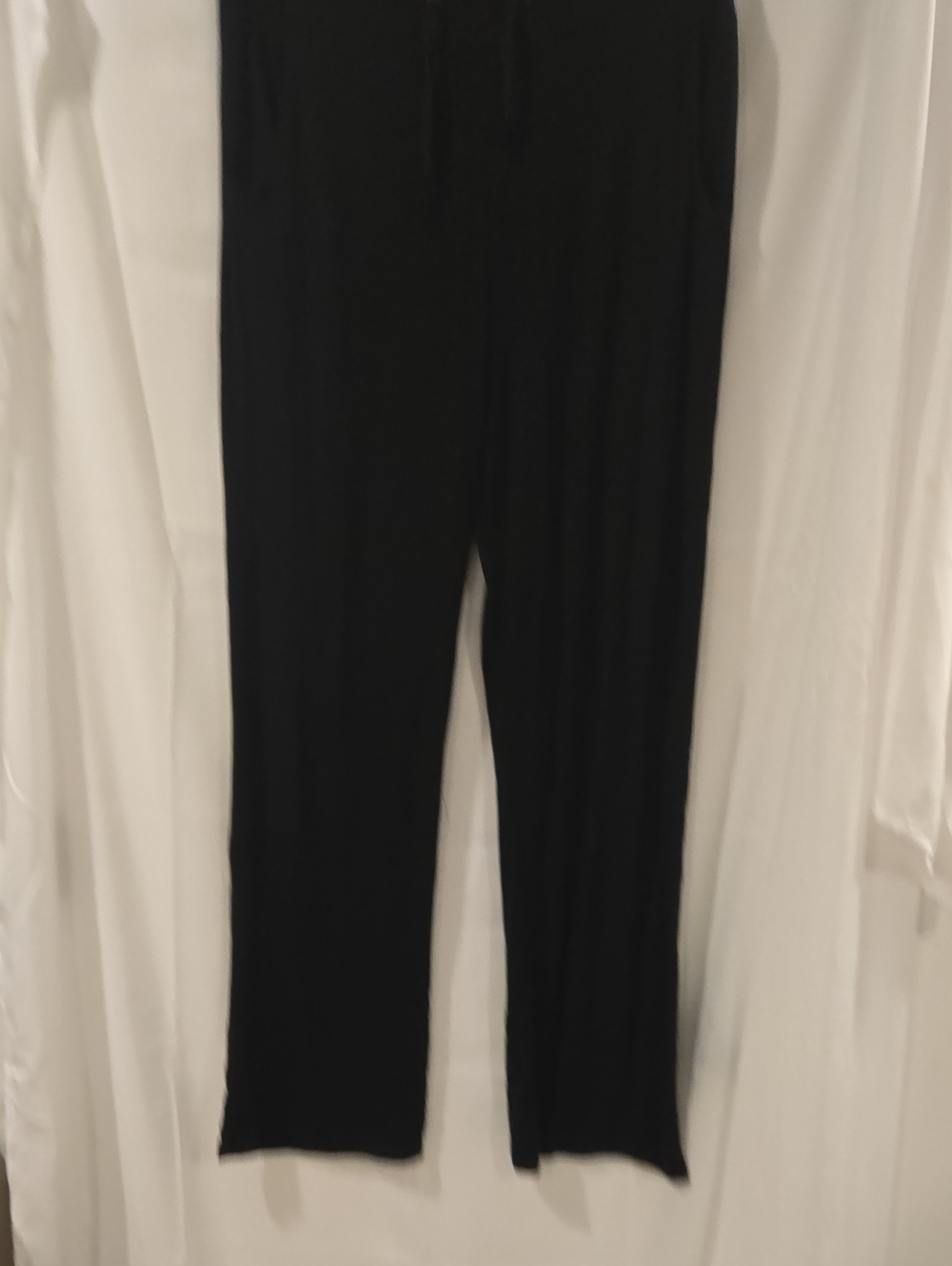 Adaniki Women's Black Drawstring Lounge Pants - Size XL